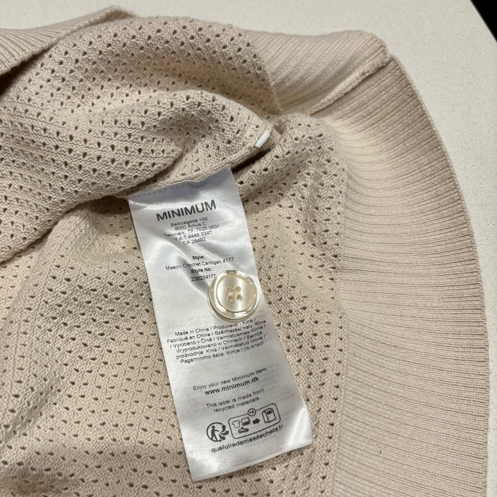 Minimum Cream Knit Top - Picture 5 of 5